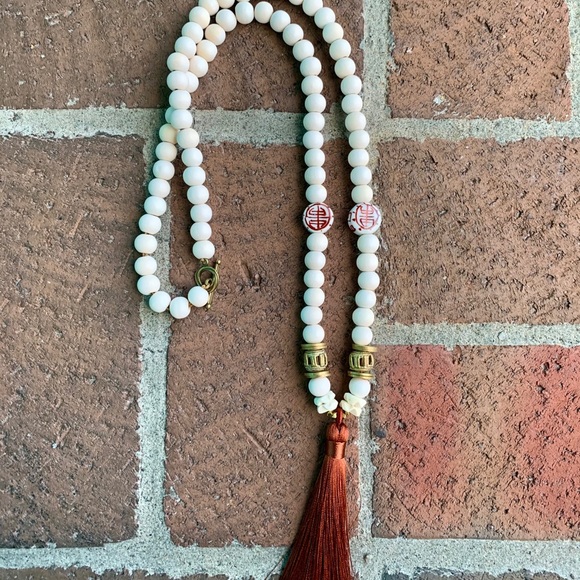 Handmade Tassel Necklace - Picture 2 of 5
